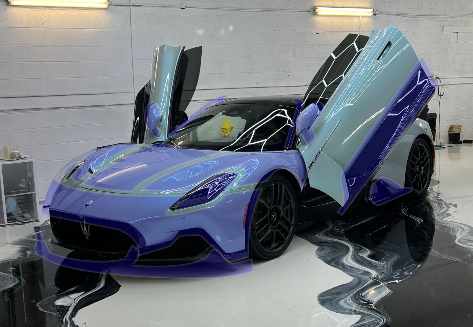 Maserati MC20 Cielo protected with the Track Beast PPF package