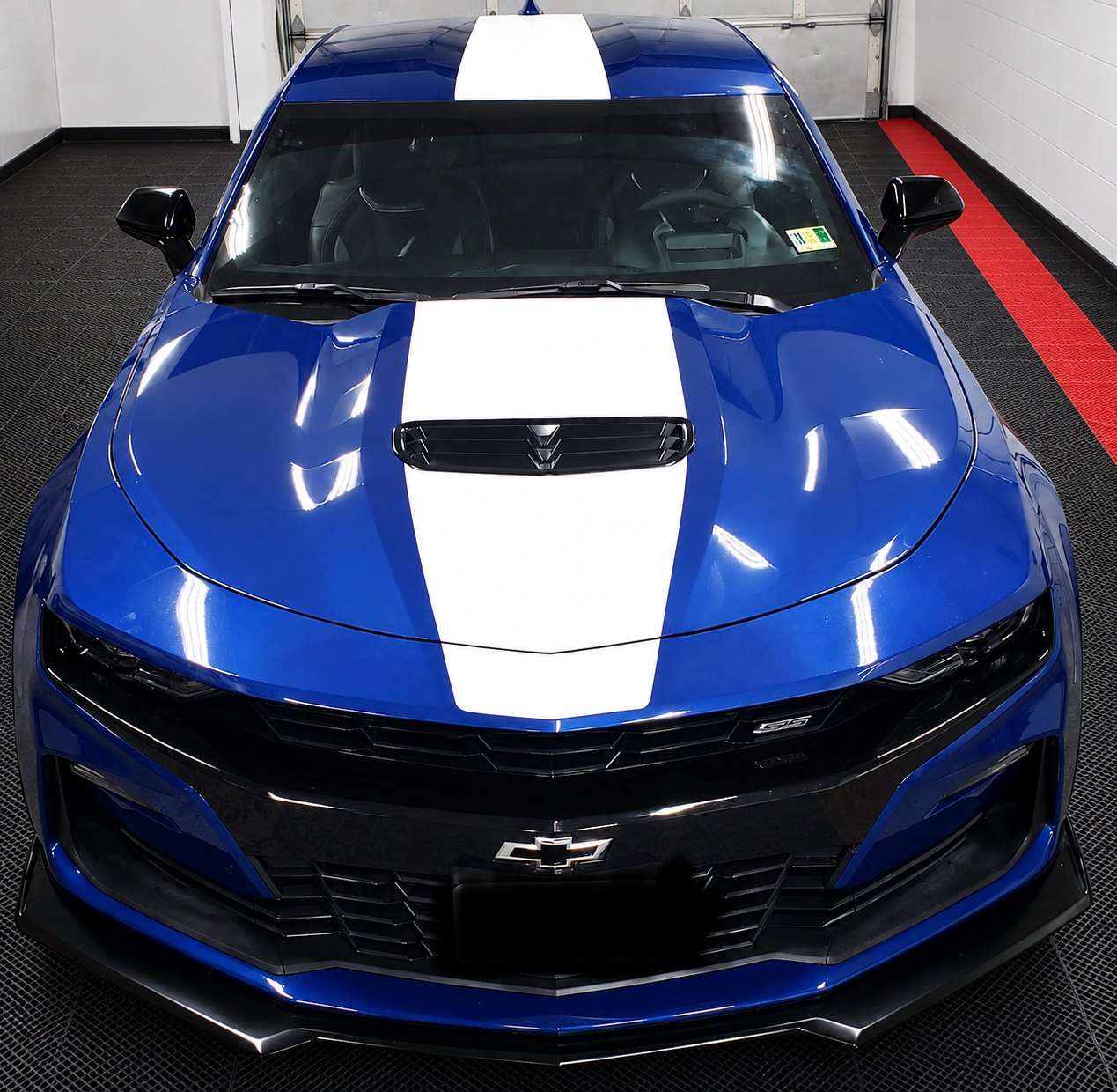 2019 Chevrolet Camaro SS with a single racing stripe